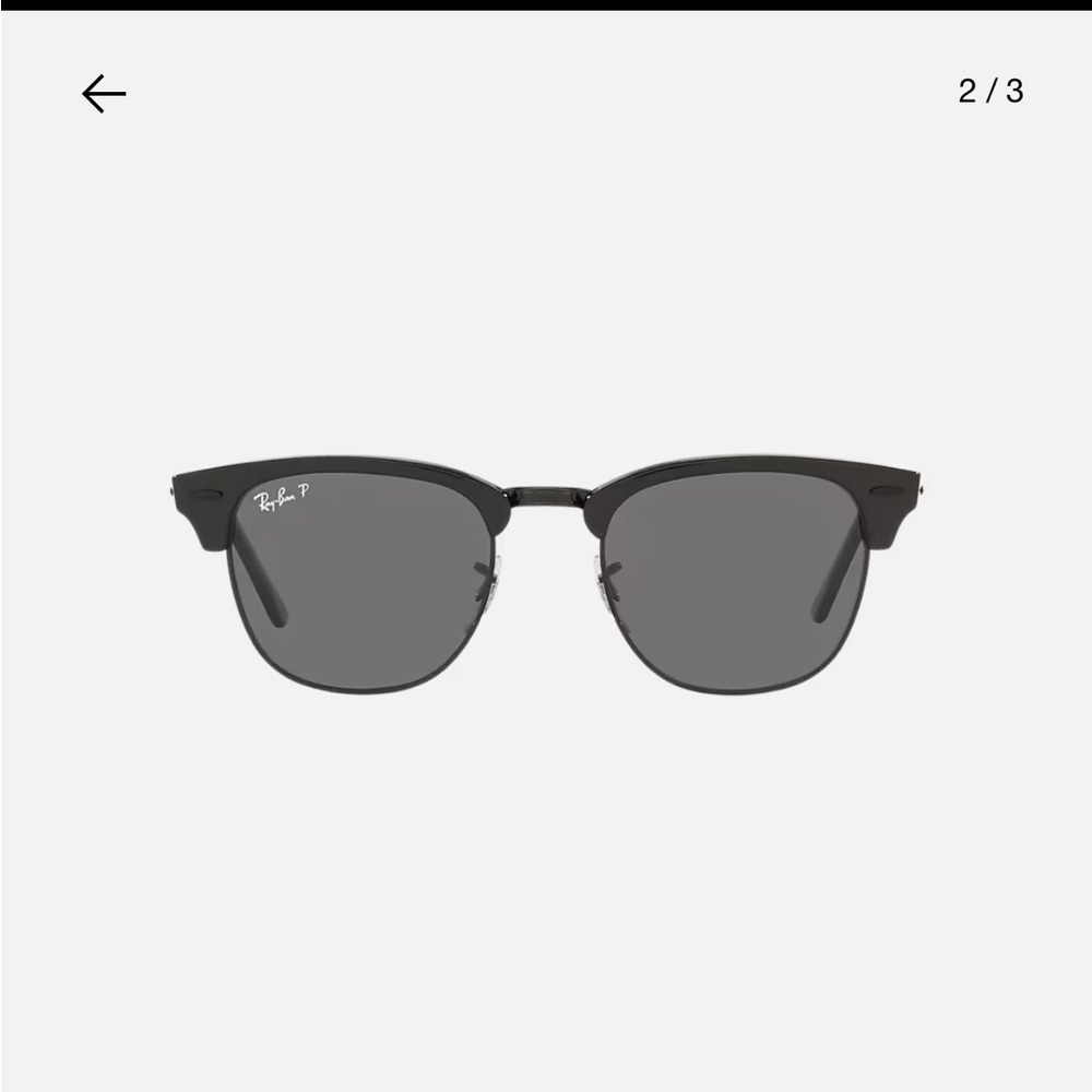 Ray-Ban Clubmaster Sunglasses — Black Frame with Black Lenses